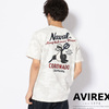 AVIREX EMB CREW NECK T-SHIRT SEAL 6193344画像