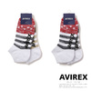 AVIREX STARS&STRIPES SHORT SOCKS 2PAC 6199064画像