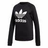 adidas Originals TREFOIL CREW SWEAT BLACK DV2612画像