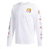 adidas GRAPHIC LS TEE WHITE DV3291画像