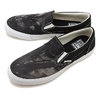 VISION STREET WEAR CANVAS SLIP ON BLACK PRINT VSW-8151画像