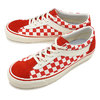 VANS CHECKERBOARD BOLD NI RACING RED/MARSHMALLOW VN0A3WLPT1E画像
