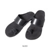 NO ID. レザーサンダル BLACK 844777-921F画像