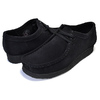 Clarks WALLABEE LO BOOT BLACK SUEDE 26133279画像