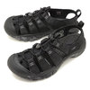 KEEN MEN NEWPORT H2 Black/Swirl Outsole 1020285画像
