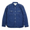 BURGUS PLUS Lot.300 Dot Print Chambray Work Shirt HBP-300CHB画像