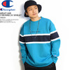 Champion WRAP-AIR CREWNECK SWEAT -AQUA- C3-P104画像