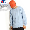 Champion REVERSE WEAVE LONG SLEEVE T-SHIRT -SAX- C3-P407画像