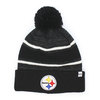 '47 Brand PITTSBURGH STEELERS CUFF KNIT BEANIE BLACK F-FRFAX25ACE-BKA画像