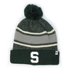 '47 Brand MICHIGAN STATE SPARTANS CUFF KNIT BEANIE GREEN C-FRFAX29ACE-DG画像