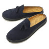 MANEBU PRAN SLIPPER SUEDE NAVY MNB-024S画像