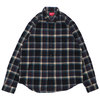 Supreme 19SS Plaid Flannel Shirt BLACK画像