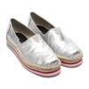 TOMS ALPARGATA PLATFORM Iridescent Canvas 10013464-SLV画像