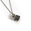 DOUBLE STEAL BLACK DICE NECKLACE 492-90203画像