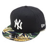 NEW ERA 9FIFTY ボタニカル ニューヨーク・ヤンキース ネイビー × ホワイト ネイビーボタニカルバイザー 11901187画像