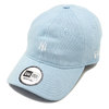 NEW ERA 9THIRTY ペールトーンスウェット ニューヨーク・ヤンキース ミニロゴ スカイブルー × ホワイト 11901271画像