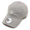 NEW ERA 9THIRTY ペールトーンスウェット ニューヨーク・ヤンキース ミニロゴ ヘザーグレー × ホワイト 11901273画像