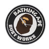 A BATHING APE 19SS BUSY WORKS WALL CLOCK BLACK 1F20182057画像