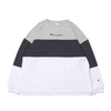 Champion LONG SLEEVE T-SHIRT OXFORD GREY C3-P415画像