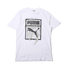PUMA GRAPHIC BOX BRUSH TEE PUMA WHITE 579097-02画像
