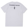Qucon x Fragment Design TEE TYPE-02 WHITE画像