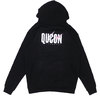 Qucon × Fragment Design HOODIE TYPE-01 BLACK画像