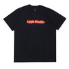 LQQK STUDIO THE STACKED LOGO TEE BLACK画像