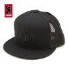 CHROME SHORT VISOR MESH CAP BLACK JP037BK画像