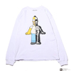 THE SIMPSONS × SECRET BASE × atmos HOMER X-RAY LS TEE WHITE AT19-002-WHT画像