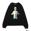 THE SIMPSONS x SECRET BASE x atmos HOMER X-RAY LS TEE BLACK AT19-002-BLK画像