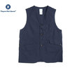 POST OVERALLS 1512 ROYAL TRAVELER MICRO CHECK VEST/navy画像