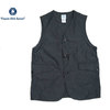 POST OVERALLS 1512 ROYAL TRAVELER END-ON-END VEST salt'n pepper画像