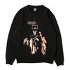 APPLEBUM Rebound Crew Sweat BLACK画像