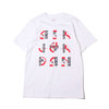 NIKE M J LGC AJ4 SS TEE 1 WHITE CI0268-100画像