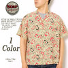 STAR OF HOLLYWOOD HIGH DENSITY RAYON S/S OPEN SHIRT "PLAYING CARD & PAISLEY" SH38127画像