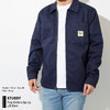 STUSSY Poly Cotton Zip Up L/S Shirt 1110028画像