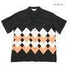 STAR OF HOLLYWOOD HIGH DENSITY RAYON S/S OPEN SHIRT "ARGYLE" SH38129画像
