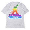 Palace Skateboards 19SS JOBSWORTH T-SHIRT GREY MARL画像