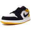 NIKE AIR JORDAN 1 LOW "UNIVERSITY GOLD" BLK/NAT/YEL/RED 553558-127画像