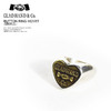 GLAD HAND BUTTON RING HEART -SMALL-画像