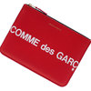COMME des GARCONS Huge Logo Pouch RED画像