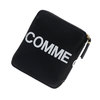 COMME des GARCONS Huge Logo Bi-fold Wallet BLACK画像