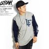 LEFLAH LF TEAM LOGO L/S TEE -GRAY/NAVY-画像
