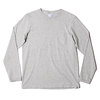 Velva Sheen L/S CREW NECK POCKET T-SHIRT 1P H.GREY 160928画像