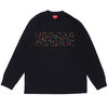 Supreme 19SS International L/S Tee BLACK画像