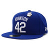 NEW ERA BROOKLYN DODGERS JACKIE ROBINSON 59FIFTY CAP ROYAL BLUE EA11890528画像