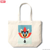OBEY TOTE BAG "OBEY GEOMETRIC FLOWER" (NATURAL)画像
