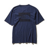 THE NORTH FACE S/S SQUARE LOGO JACQURD TEE BLUE WING TEAL NT11932-BT画像