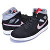 NIKE AIR JORDAN 1 MID black/particle grey-white 554724-060画像