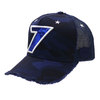 YOSHINORI KOTAKE DESIGN 7LOGO SPANGLE CAMO MESH CAP NAVY画像